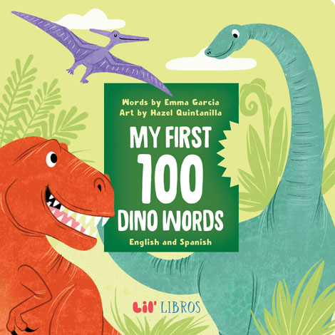 Cover of My First 100 Dino Words in English and Spanish