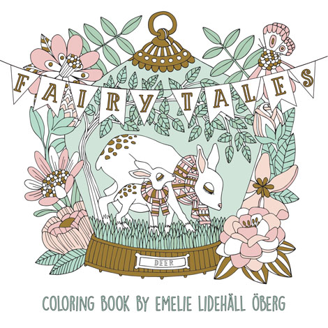Cover of Fairy Tales Coloring Book