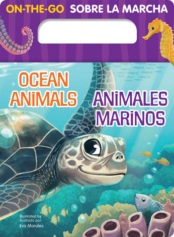 Cover of On-the-Go Ocean Animals Bilingual Spanish