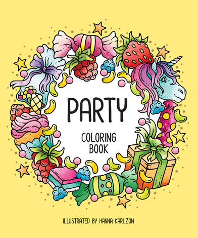 Cover of Party Coloring Book