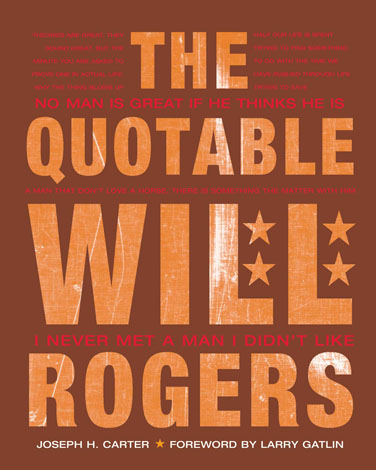 Cover of The Quotable Will Rogers