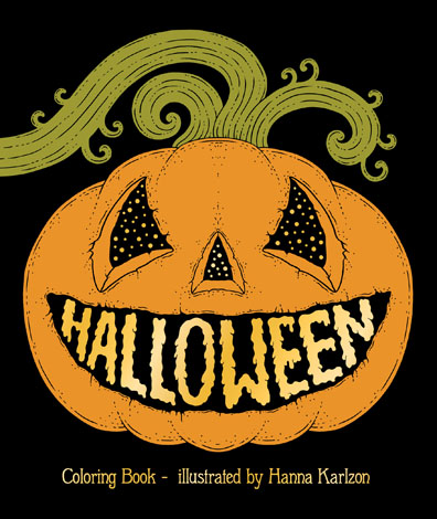 Cover of Halloween Coloring Book